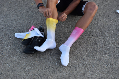 Chaussettes aéro colorées