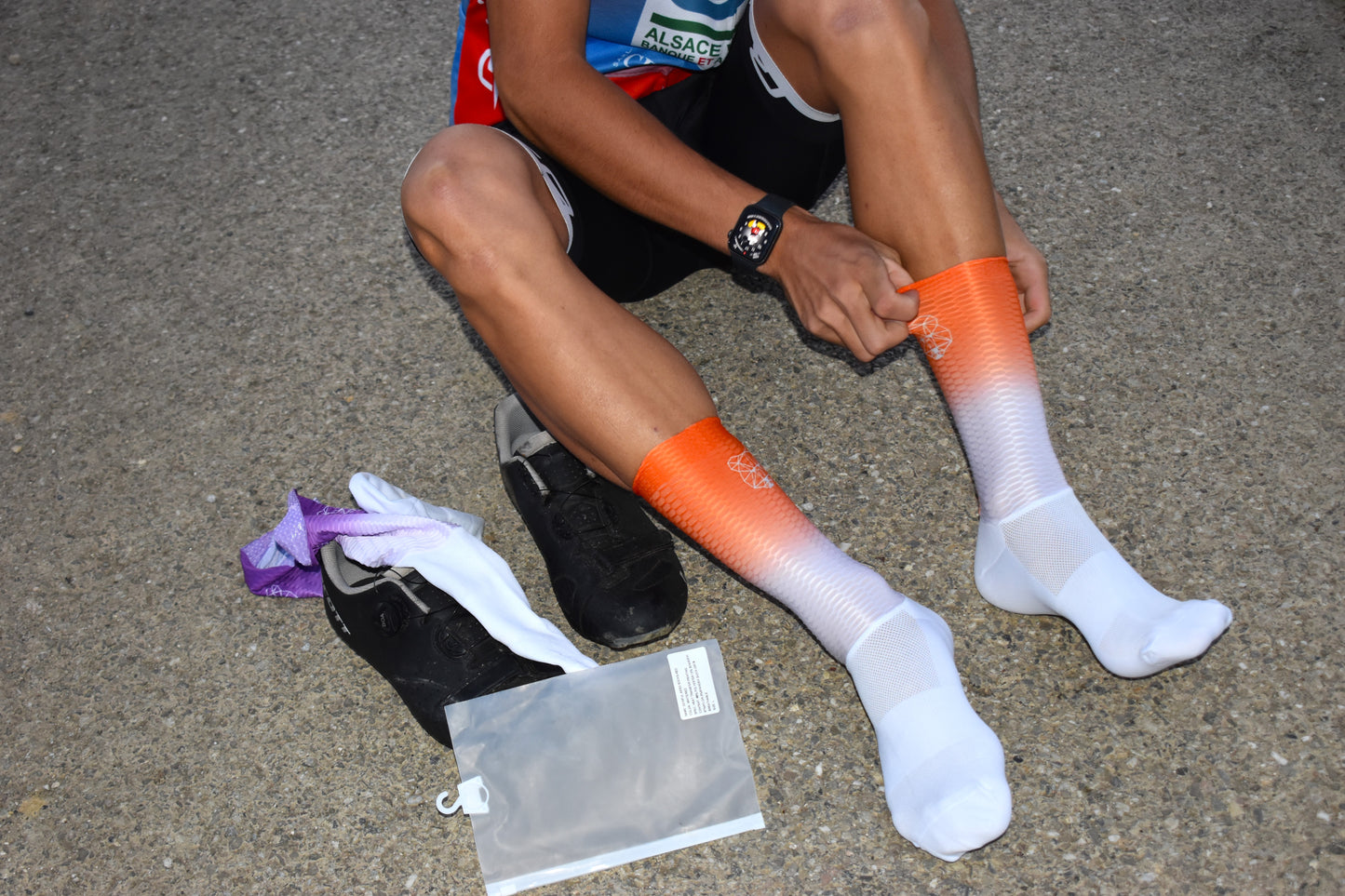 Chaussettes aéro colorées
